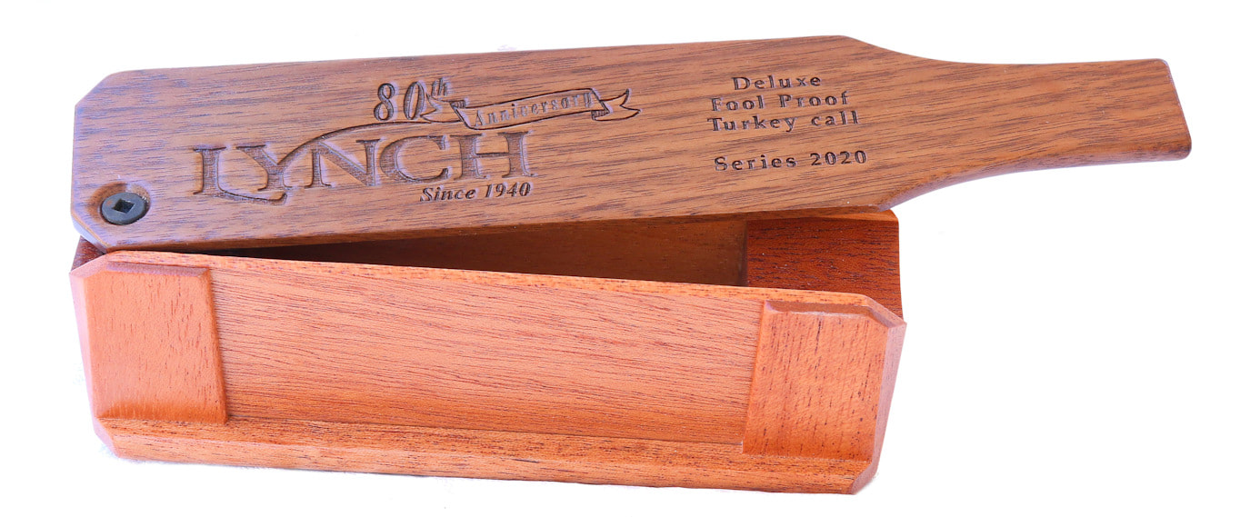 LYNCH DELUXE FOOL PROOF 'MERRIAM' 2002 SERIES TURKEY BOX CALL COLLECTORS 
