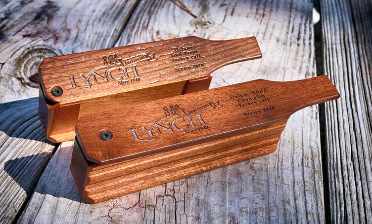 LYNCH 2002 DELUXE WORLD CHAMPION EASTERN TURKEY BOX CALL COLLECTORS  