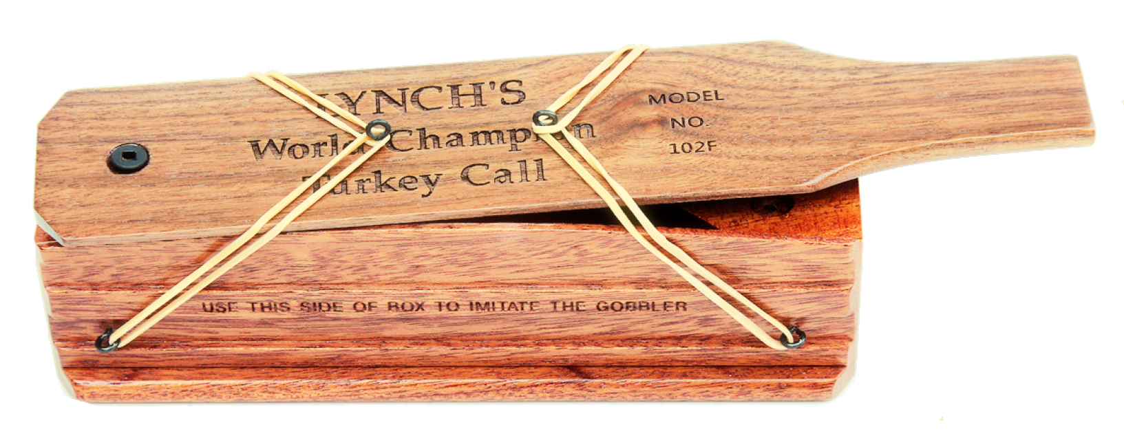 102S  Turkey Box Call 2 sided call Lynch World Champion '2010' Year Model NO 